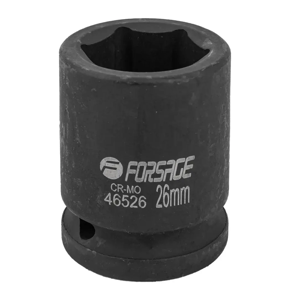 Головка ударная 26мм 6гр. 3/4'' Forsage F-46526