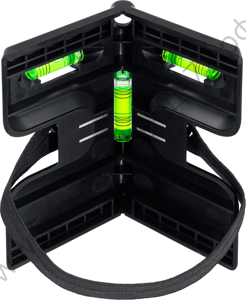 KRAFTOOL POST-LEVEL, 3 глазка, магнитный угловой уровень (34788)