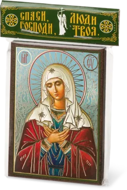 Икона БМ "Умиление" 6х9 на МДФ-6