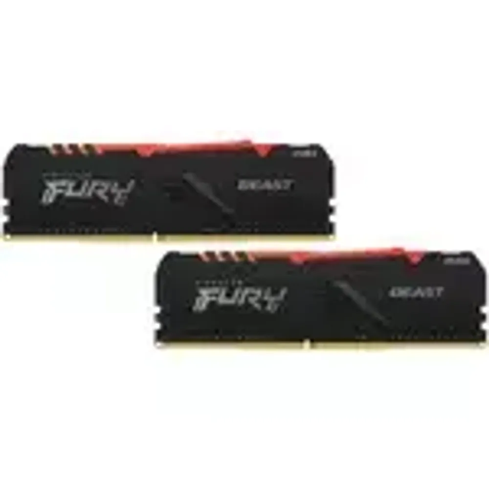 Оперативная память Kingston FURY Beast RGB 32 ГБ (16 ГБ x 2) DDR4 3600 МГц DIMM CL18 KF436C18BBAK2/32