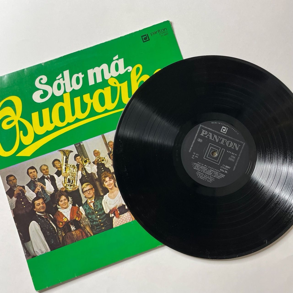 Винтажная виниловая пластинка LP Budvarka Solo Ma Budvarka (Чехословакия 1979)