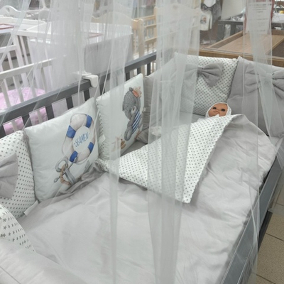 Комплект в кроватку Сатин