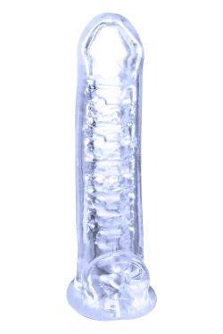 Прозрачная насадка-удлинитель Stretchy Touch - 18 см.