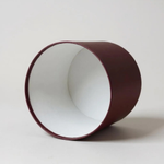 Шляпная коробка без крышки и лент 24х25 см Цвет; Бордовый.