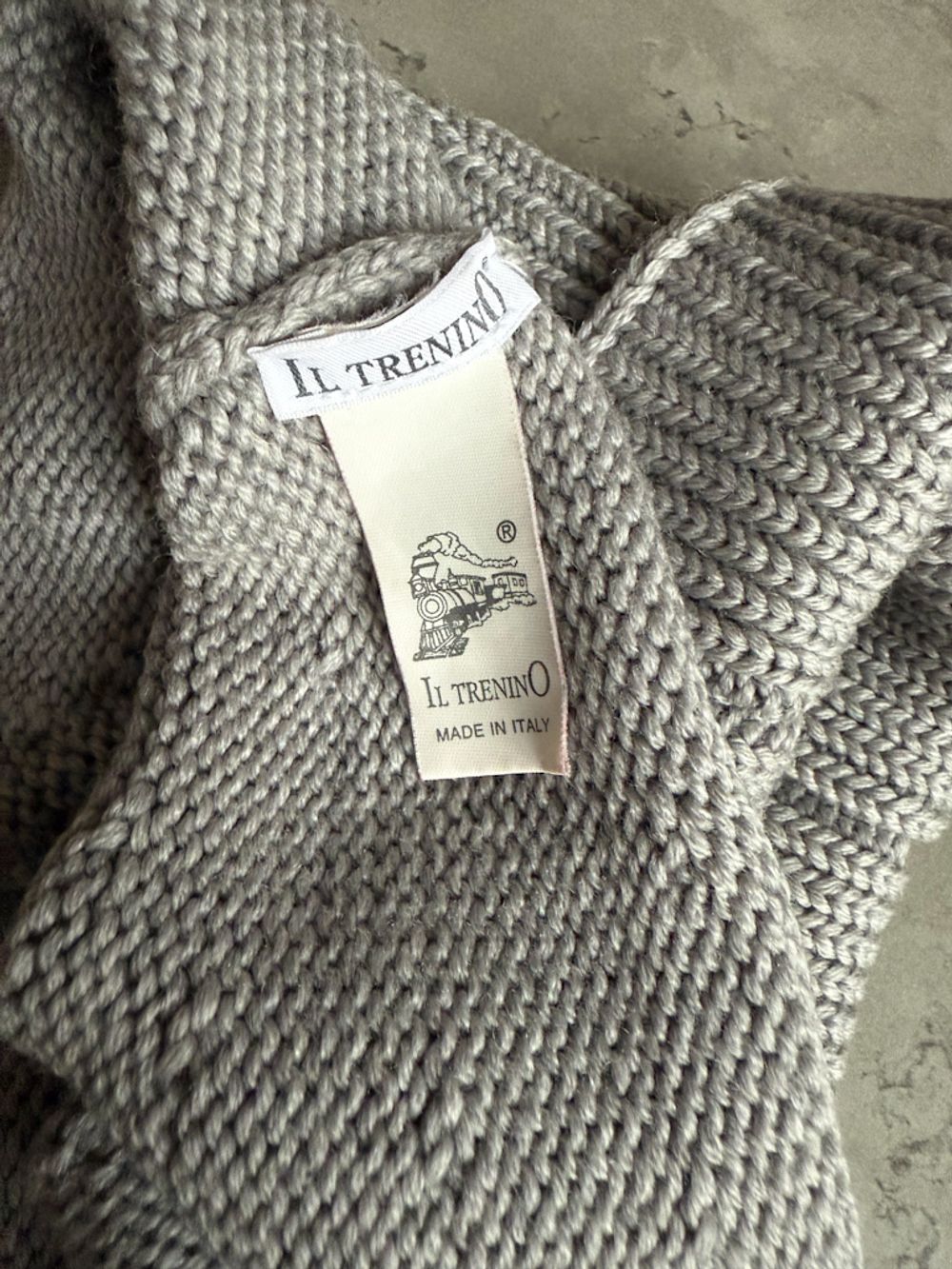 Шерстяной шарф-манишка Il Trenino