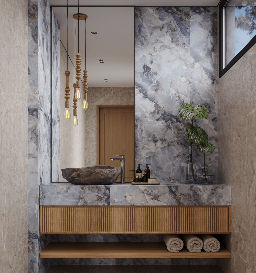 Керамогранит NTceramic AXION NEBULA ONYX GLOSSY 1200*600*8.5мм полированный