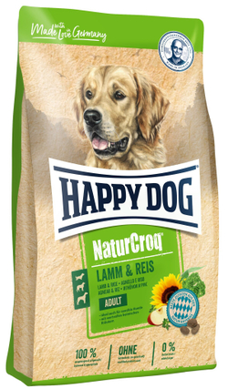 Happy Dog NaturCroq Lamm&Reis - корм для собак с ягненком и рисом