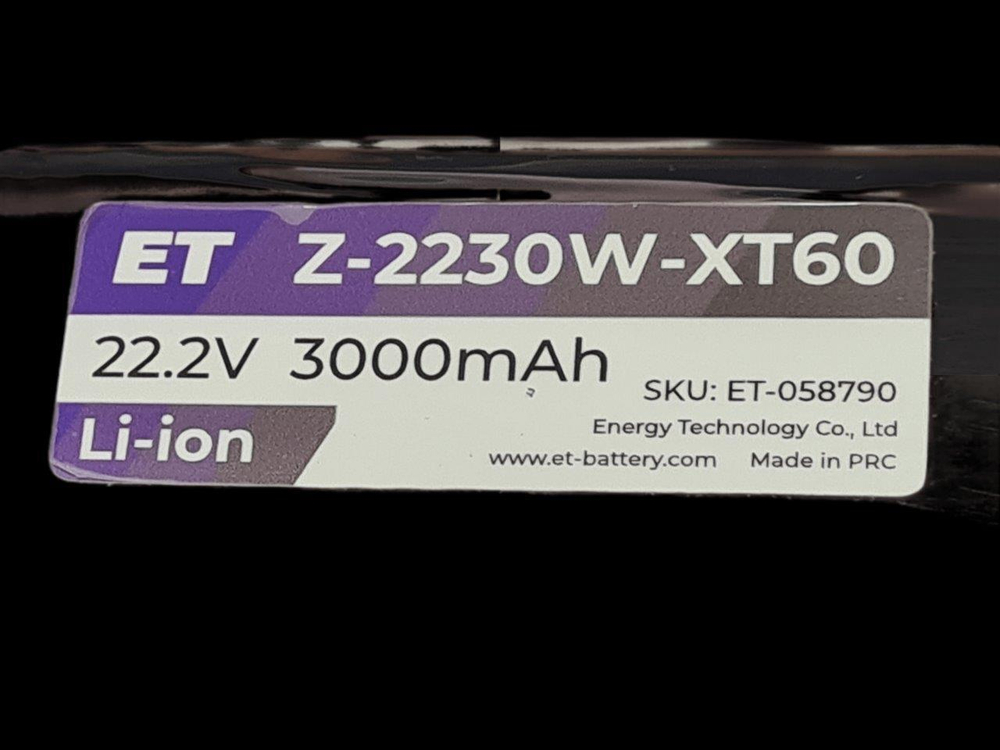 Аккумулятор Z-2230W-XT60