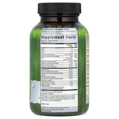 Irwin Naturals, Female Balance, ашваганда KSM-66® + примула вечерняя, 60 мягких таблеток