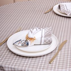 НАБОР САЛФЕТОК ИЗ 2-Х ШТ "FAMILY FARM" 40Х40СМ, ТВИЛ, КЛЕТКА