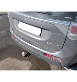 Фаркоп Mitsubishi Outlander 2012-2022, условно-съемный,(без электрики) Трейлер.7140