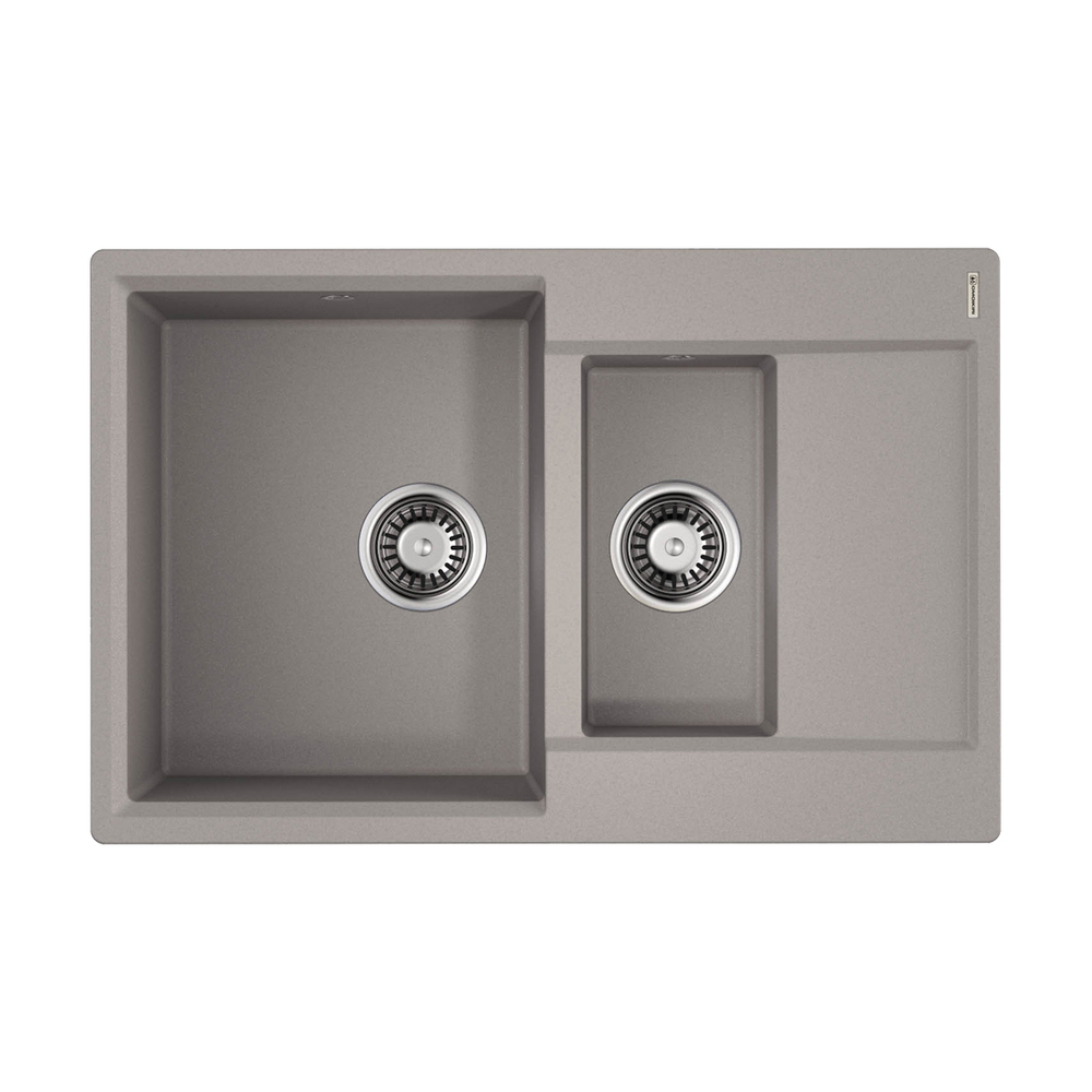 Мойка Daisen 78-2-GR Artgranit/leningrad grey