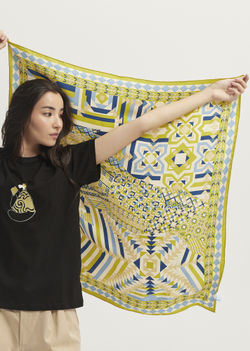 Платок, шелк