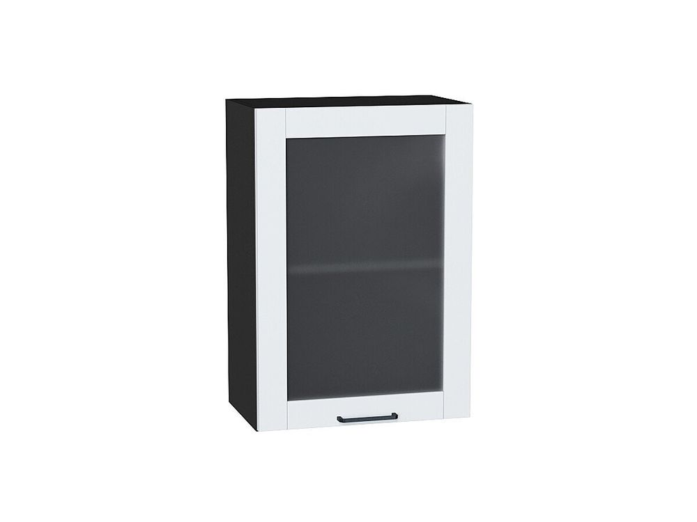 Шкаф верхний с 1-ой остекленной дверцей Флэт Плюс