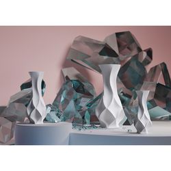 Ваза для сухоцветов Printed Art, Curve, 42 см