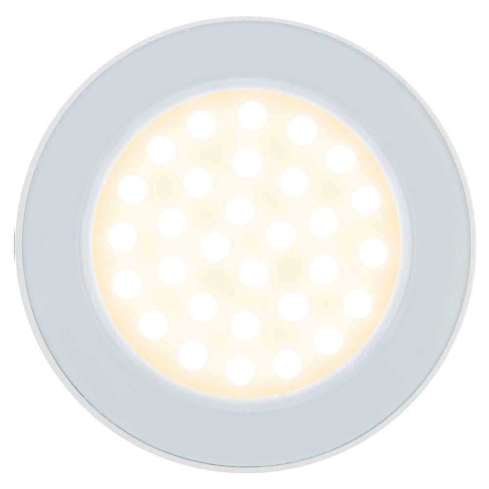 ULE-R03-3W/WW IP41 WHITE картон Светильник светодиодный накладной для интерьерного освещения. Мощность 3 Вт. Материал корпуса - алюминий, цвет - белый
