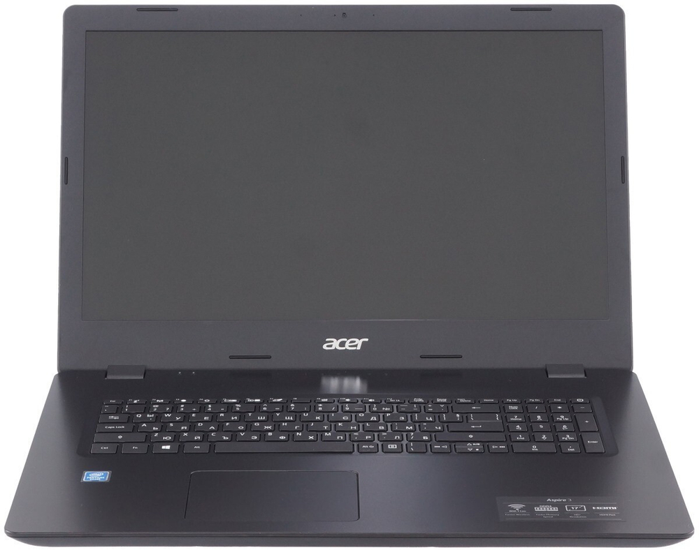 Ноутбук Acer Aspire A317-32-P8G6 17.3; 1600x900 (HD+)/ Intel Pentium N5030, 1100 МГц/ 8 Гб DDR-4/ 512 Гб SSD/ Intel UHD Graphics 605/ Wi-Fi, Bluetooth, Cam/ Eshell/ чёрный NX.HF2ER.009