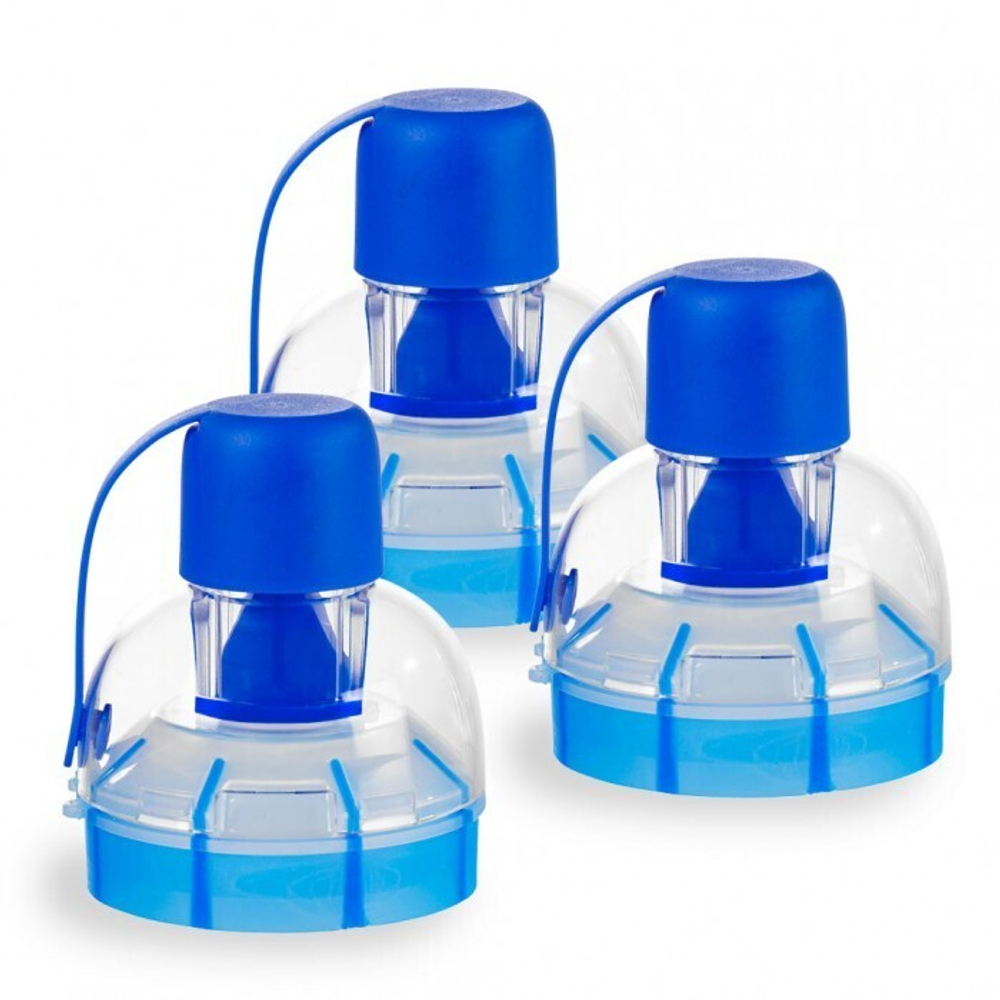 Мундштуки с клапанами вдоха и выдоха для спейсеров VORTEX тип 051 (уп. 10 шт)