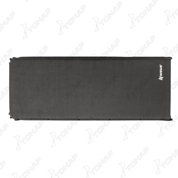 Коврик самонадув. 200x81x8 флок серый (N-008-G) NISUS