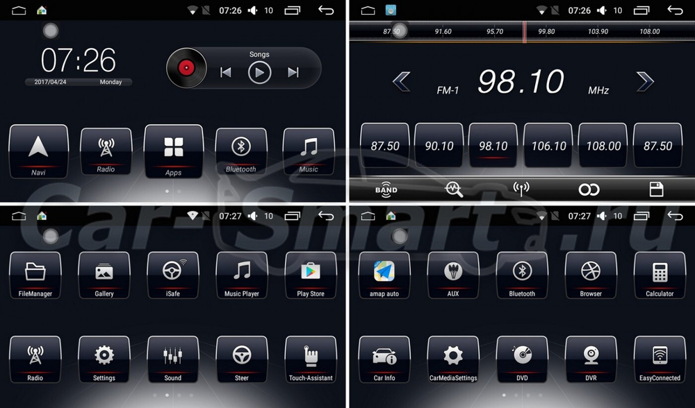 Магнитола для Skoda Rapid 2012-2020 - Carmedia T30-9074 на Android, 8-ЯДЕР, 4ГБ-64ГБ, SIM-слот