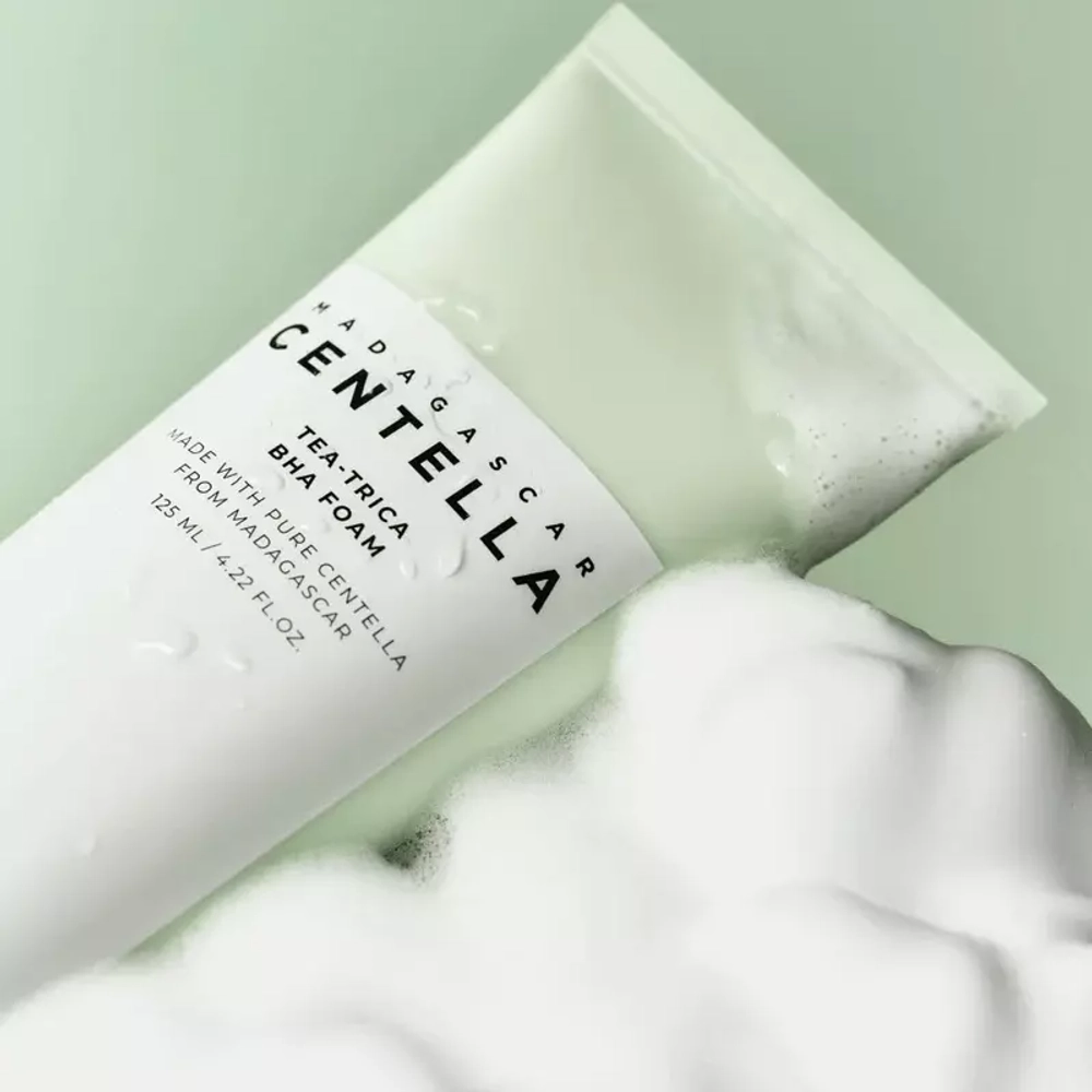 Skin1004 Madagascar Centella Tea-Trica BHA Foam антибактериальная пенка для умывания