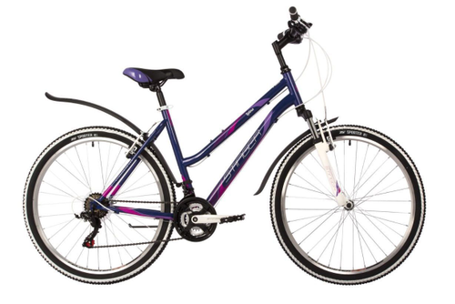 Велосипед STINGER 26" LATINA фиолетовый, сталь, размер 15"