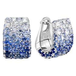 Серьги с Сапфирами и Бриллиантами, E0256-0/39