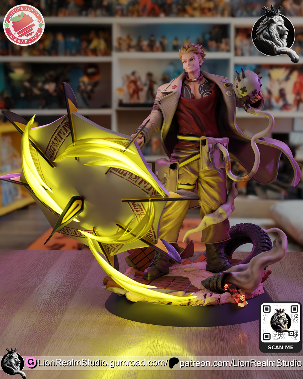 Enjin from Gachiakuta Фигурка