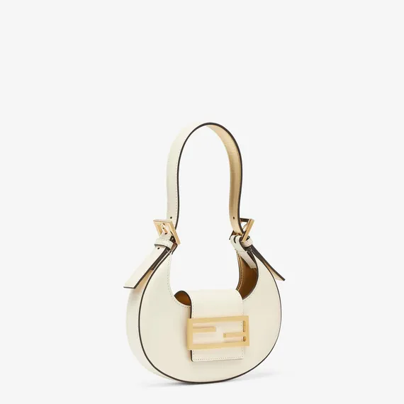 Сумка-хобо Fendi Cookie маленького формата белый