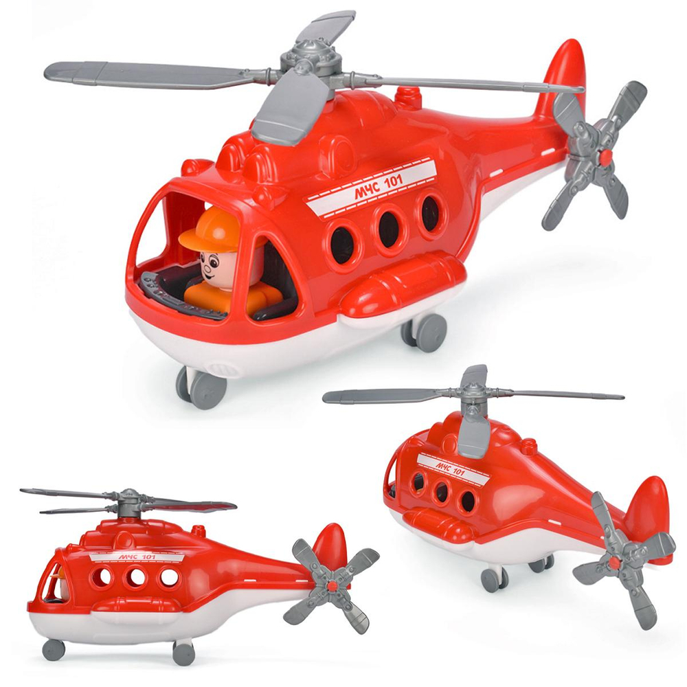 Вертолёт Пожарный "Альфа" сетка (Полесье)