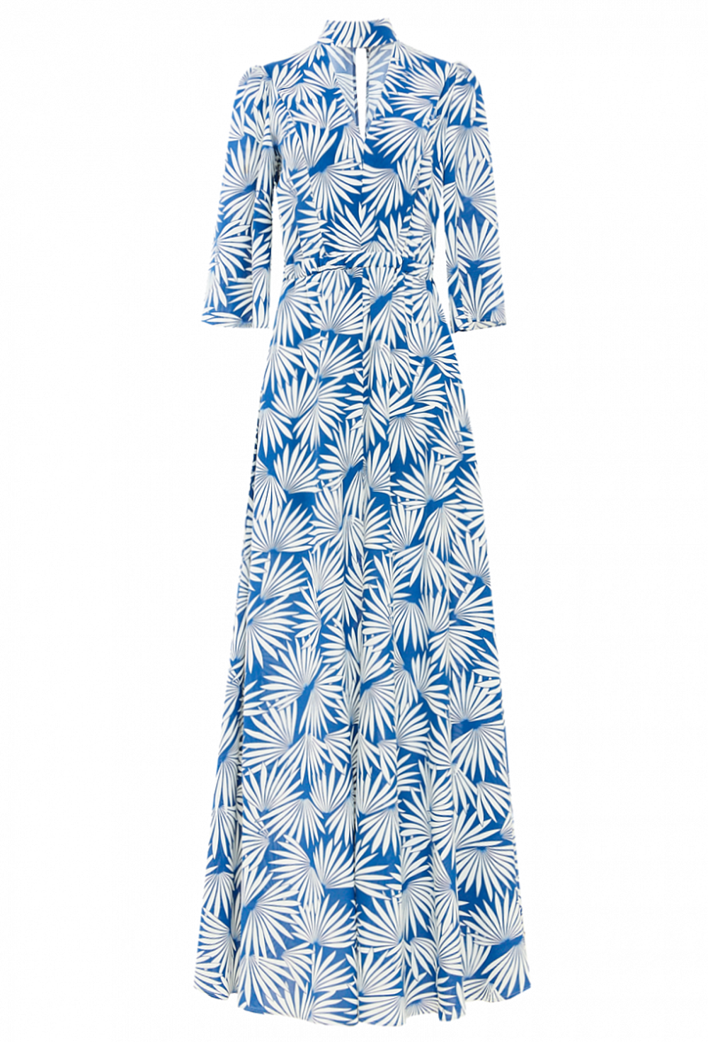 Длинное платье с разрезом и с поясом 29-02-20 SS