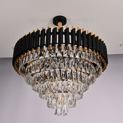 Подвесная Люстра Empire Black Chandelier Crystal D 70 By Imperiumloft