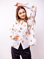 Рубашка белая блузка