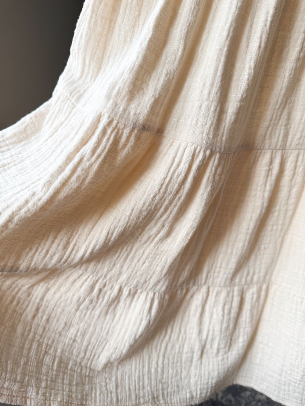 Хлопковая ярусная юбка Tocoto Vintage, 140