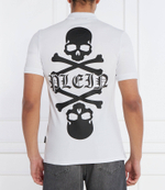 Поло Skull&Bones Philipp Plein - белый(MTK6886 PTE003N)