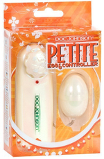 Глянцевое вибро-яйцо с контроллером