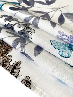 Комплект наволочек 40х40 см на молнии 2шт "Каролина" Сказка сатин