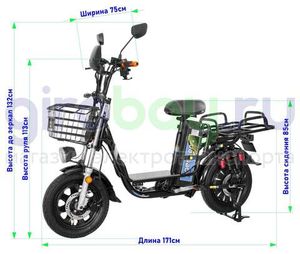 Электровелосипед SUBORBOX B03 PRO (60V/23Ah) фото №2