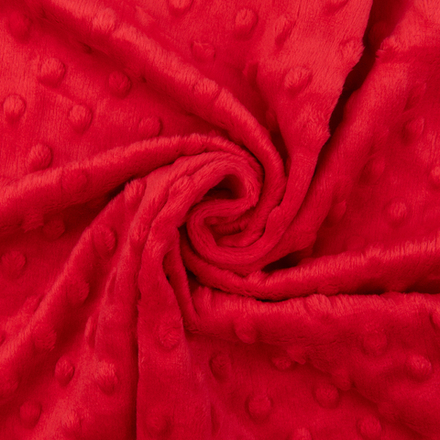 "PEPPY" Плюш PEVD,ФАСОВКА 48 x 48 см ,309 г/кв.м ± 5 ,100% п/э , ЦВЕТ 06 КРАСНЫЙ