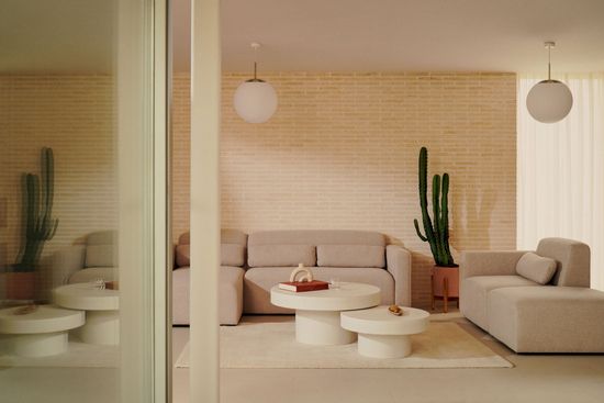 Neom 2-местный диван-модуль бежевого цвета 150 см