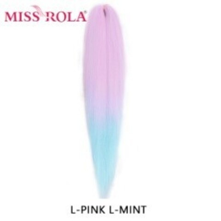 Канекалон M19 Easy Braid (искуственные волосы) 3 цветный light pink/ light mint