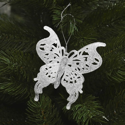 Подвеска "Бабочка" 11*9см, белый