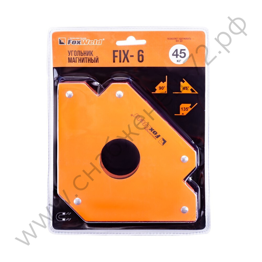 Угольник магнитный FIX-6 (пр-во FoxWeld/КНР)