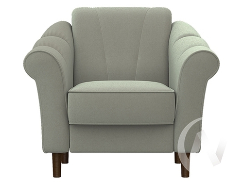 Кресло отдыха Ника Новое (орех лак/CATANIA SMOKE)