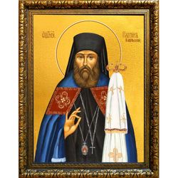 Платон Кульбуш священномученик, Ревельский епископ. Икона на холсте.