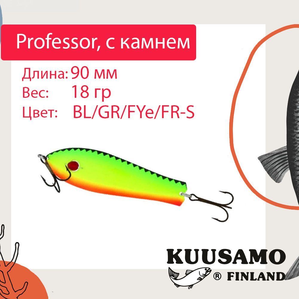 Блесна для рыбалки Kuusamo Professor