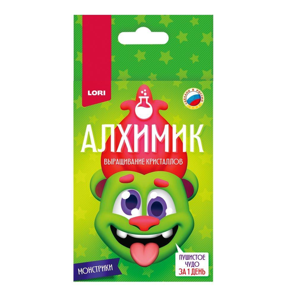 Алхимик. Выращивание кристаллов. Монстрики "Зеленый" (Lori)
