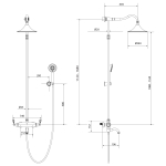 Душевая программа для ванны Lemark Prime (LM6162BRG)