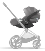 Коляска 3 в 1 Cybex Priam IV Rosegold complete и автокресло Cloud T i-Size Mirage Grey Plus Cozy Beige