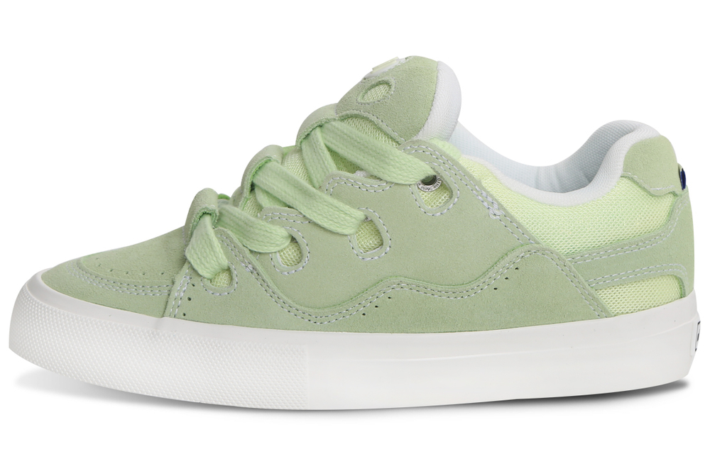 Ollieskate Comfortable Low top Skateboard Shoes Unisex Light Green